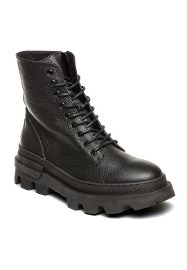 Steve Madden Кожени боти Bas - Черен - Pepit.bg
