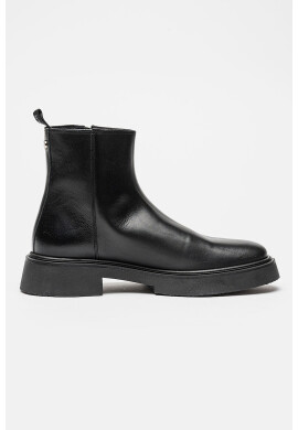 Steve Madden Кожени боти Zenith - Черен - Pepit.bg