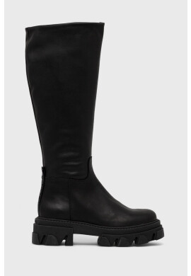 Steve Madden Кожени ботуши - Черен - Pepit.bg