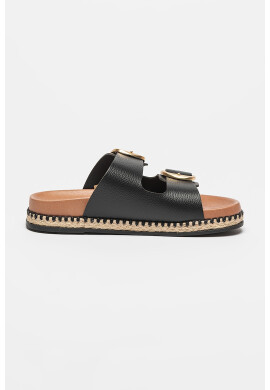 Steve Madden Кожени чехли с токи - Pepit.bg