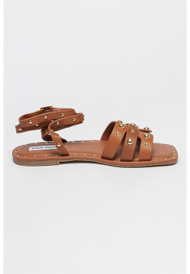 Steve Madden Кожени сандали Trustee - Канелено кафяво - Pepit.bg