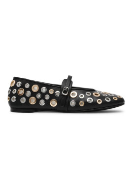 Steve Madden Пантофки с елици - Златист/Черен/Сребрист - Pepit.bg