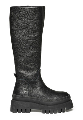Steve Madden Високи кожени ботуши Chipp - Pepit.bg