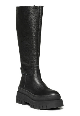 Steve Madden Високи кожени ботуши Chipp - Pepit.bg
