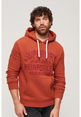 SUPERDRY Бродирано худи Worker Script - Pepit.bg