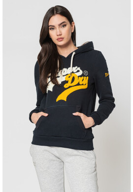 SUPERDRY Худи с плюшено лого и джоб кенгуру - Pepit.bg