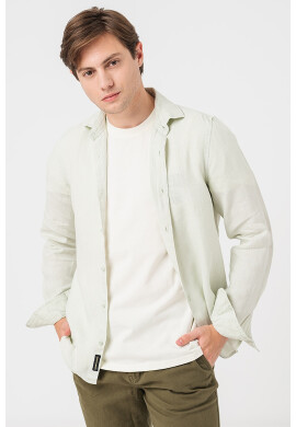 SUPERDRY Ленена риза Studios на райе - Pepit.bg