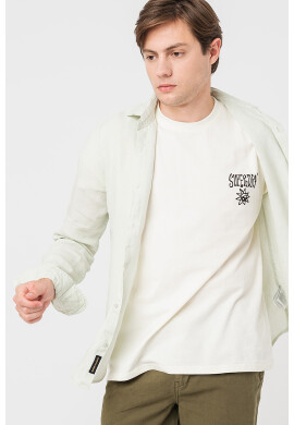 SUPERDRY Ленена риза Studios на райе - Pepit.bg