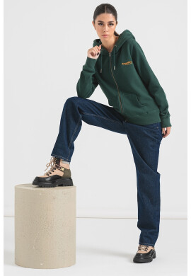 SUPERDRY Памучно худи с цип - Pepit.bg