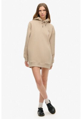 Superdry  Co Рокля тип худи - Бежов - Pepit.bg