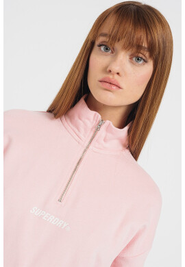 SUPERDRY Суитшърт Core с къс цип - Pepit.bg