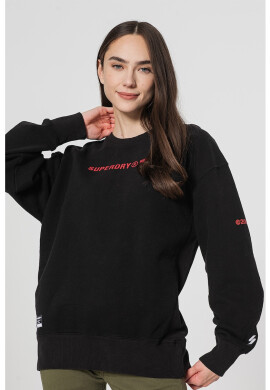 SUPERDRY Суитшърт Corporate с овално деколте и лого - Pepit.bg
