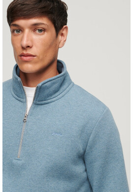 SUPERDRY Суитшърт Essential Plain с къс цип - Pepit.bg
