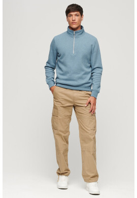 SUPERDRY Суитшърт Essential Plain с къс цип - Pepit.bg