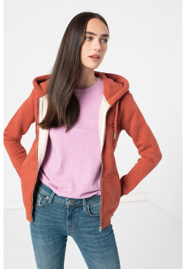 SUPERDRY Суитшърт с качулка цип и джобове - Pepit.bg