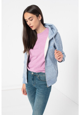 SUPERDRY Суитшърт с качулка цип и джобове - Pepit.bg