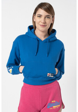 SUPERDRY Суитшърт с качулка и паднали ръкави - Pepit.bg