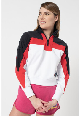 SUPERDRY Суитшърт Sportstyle Dolman с цепка с цип и полар - Pepit.bg