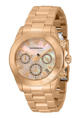 TechnoMarine Иноксов часовник с хронограф - Pepit.bg