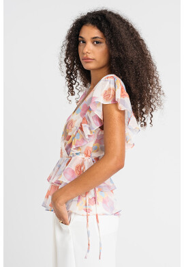 Ted Baker Блуза Rowyn с десен и шпиц - Pepit.bg