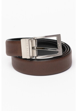 Ted Baker Двулицев кожен колан с лого - Pepit.bg