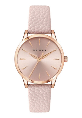 Ted Baker Кварцов часовник с кожена каишка - Pepit.bg