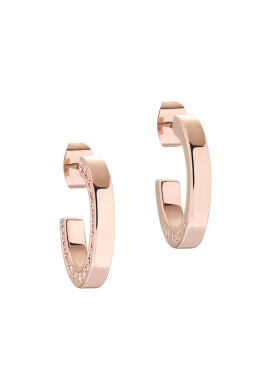 Ted Baker Обеци тип халки с кристали - Pepit.bg