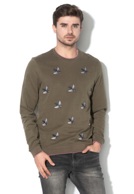 Ted Baker Суитшърт Bettsy с бродирани птици - Pepit.bg