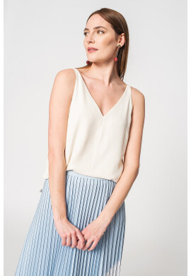 Ted Baker Топ Harriso с шпиц деколте - Pepit.bg