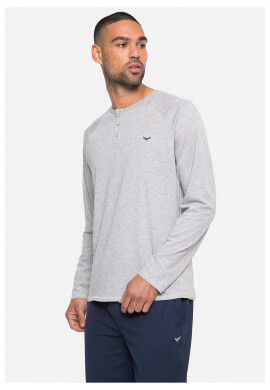 Threadbare Пижама Pitt с овално деколте тип Henley - Pepit.bg