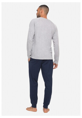 Threadbare Пижама Pitt с овално деколте тип Henley - Pepit.bg