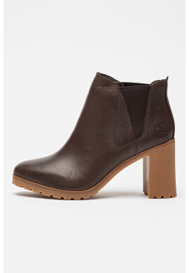 Timberland Кожени боти Allington с текстил - Коняк кафяв - Pepit.bg