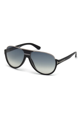 Tom Ford Слънчеви очила Aviator с градиента - Черен/Сребрист - Pepit.bg