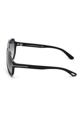 Tom Ford Слънчеви очила Aviator с градиента - Черен/Сребрист - Pepit.bg