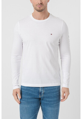 Tommy Hilfiger Памучна блуза с лого - Pepit.bg