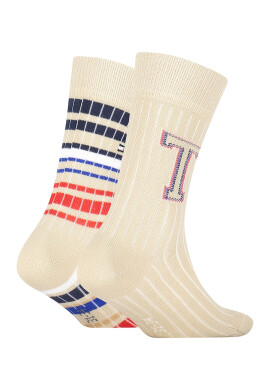 Tommy Hilfiger Чорапи с шарки - 2 чифта - Pepit.bg
