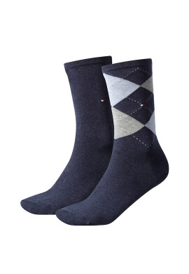Tommy Hilfiger Десенирани чорапи - 2 чифта - Pepit.bg