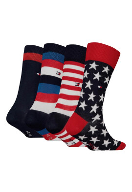 Tommy Hilfiger Десенирани дълги чорапи - 4 чифта - Pepit.bg