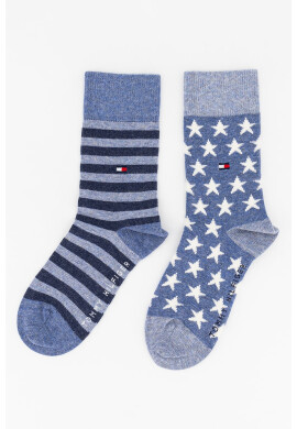 Tommy Hilfiger Дълги чорапи с десен 2 чифта - Pepit.bg