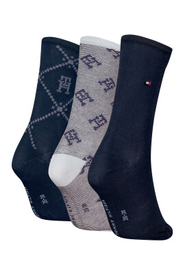 Tommy Hilfiger Дълги чорапи с лого - 3 чифта - Pepit.bg