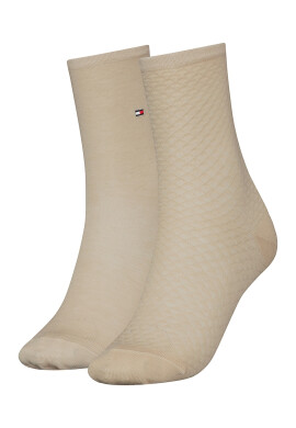 Tommy Hilfiger Дълги чорапи с памук - 2 чифта - Pepit.bg