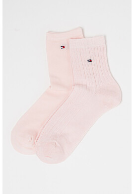 Tommy Hilfiger Дълги чорапи с плетка осморка - 2 чифта - Pepit.bg