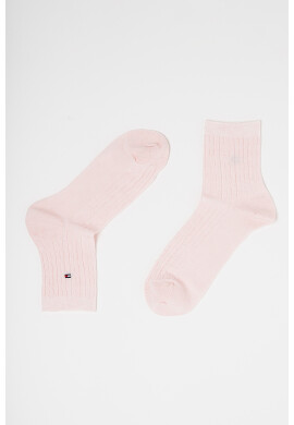 Tommy Hilfiger Дълги чорапи с плетка осморка - 2 чифта - Pepit.bg
