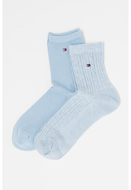 Tommy Hilfiger Дълги чорапи с плетка осморка - 2 чифта - Pepit.bg