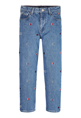 Tommy Hilfiger Дънки с бродирано логою - Pepit.bg