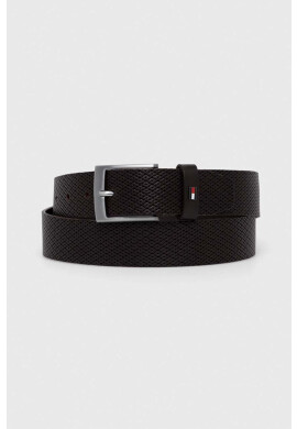 Tommy Hilfiger Двулицев кожен колан Denton - Ултрамарин синьо - Pepit.bg