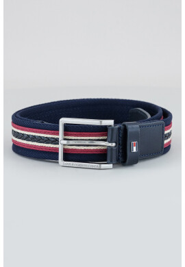 Tommy Hilfiger Кожен колан Oliver с текстил - Pepit.bg