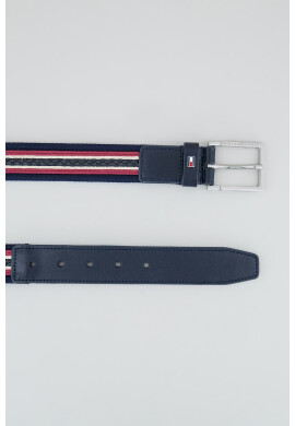 Tommy Hilfiger Кожен колан Oliver с текстил - Pepit.bg