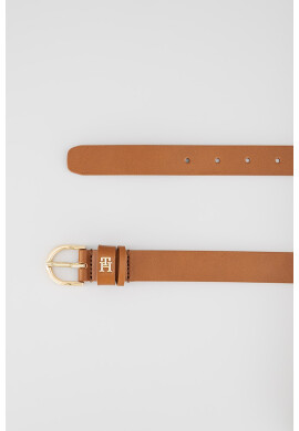 Tommy Hilfiger Кожен колан Essential с лого - Карамел - Pepit.bg