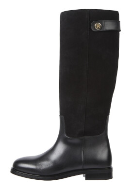 Tommy Hilfiger Кожени ботуши Mixed Texture - Pepit.bg